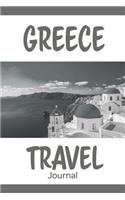 Greece Travel Journal: Blank lined diary