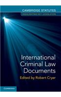 International Criminal Law Documents