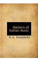 Masters of Italian Music: (English)
