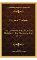Hebrew Theism