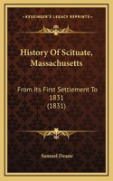 History Of Scituate, Massachusetts