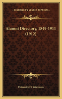 Alumni Directory, 1849-1911 (1912)