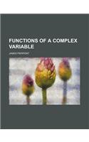 Functions of a Complex Variable