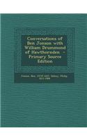 Conversations of Ben Jonson with William Drummond of Hawthornden