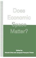 Does Economic Space Matter?