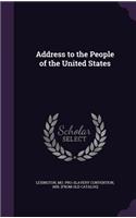 Address to the People of the United States