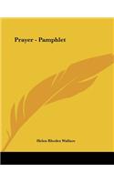 Prayer - Pamphlet: (English)