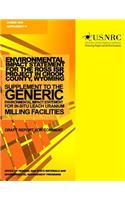 Environmental Impact Statement for the Ross ISR Project in Crook County, Wyoming: Supplement to the Generic Environmental Impact Statement for In-Situ Leach Uranium Milling Facilities