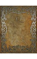 Monogram "q" Sketchbook: (17 Monogram Rustic 150 Sketch)
