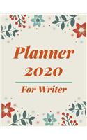 Planner 2020 for writer: Jan 1, 2020 to Dec 31, 2020: Weekly & Monthly Planner + Calendar Views (2020 Pretty Simple Planners)