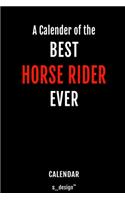Calendar for Horse Riders / Horse Rider