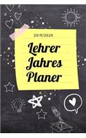 2019/2020 Lehrer Jahres Planer