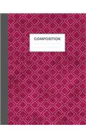 Composition: Wide Ruled Paper Composition Notebooks, Large Size (8.5 x 11 in)