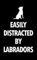 Planner: 2020 diary: Increase productivity, improve time management, reach your goals: Easily distracted by Labradors funny trendy cover