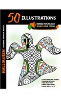 Halloween Coloring Book for Adults