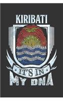 Kiribati It's In My DNA: I Thumbprint Flag Diary Planner Notebook Journal 6x9 Personalized Customized Gift For Patriotic I With there Heritage And Roots From Kiribati