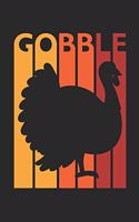Thanksgiving Notebook - Gobble Journal - Thanksgiving Gift for Him and Her - Thanksgiving Diary