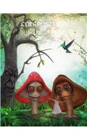 Magic Mushrooms - Composition Notebook
