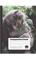 Cute Koala Sleeping - Composition Book