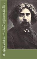 My Private Menagerie from The Works of Theophile Gautier Volume 19