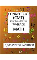 7th Grade CONNECTICUT CMT, 2019 MATH, Test Prep