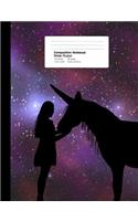 Composition Notebook Wide Ruled 7.44 X 9.69 Inches 100 Sheets / 200 Pages