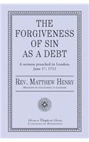 Forgiveness of Sin As a Debt