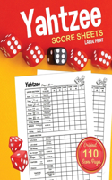 Yahtzee Score Sheets
