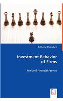 Investment Behavior of Firms