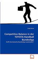 Competitive Balance in der TOYOTA Handball Bundesliga