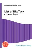 List of Nip/Tuck Characters