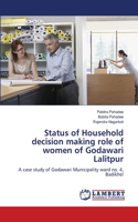Status of Household decision making role of women of Godawari Lalitpur