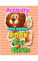 Activity Coloring Book for Girls