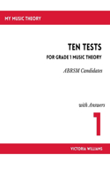 Ten Tests for Grade 1 Music Theory