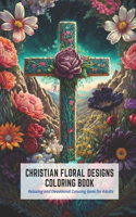 Christian Cross Adorned with Flowers