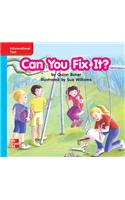 Reading Wonders Leveled Reader Can You Fix It?: On-Level Unit 4 Week 3 Grade K: (Elementary Core Reading)