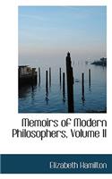Memoirs of Modern Philosophers, Volume II