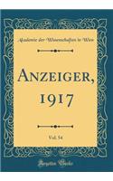 Anzeiger, 1917, Vol. 54 (Classic Reprint)