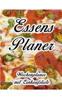 Essensplaner: Sehr großer praktischer Planer - Mit Einkaufsliste - Buch für 52 Wochen - Schöner hochglanz Einband - wie DIN A4