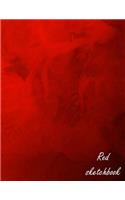 red sketchbook