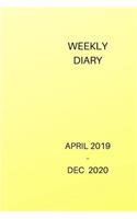 Weekly Diary 2019-2020
