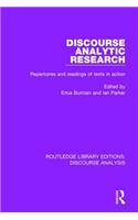 Discourse Analytic Research