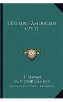 L'Exemple Americain (1917)