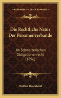 Rechtliche Natur Der Personenverbande