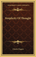 Simplicity Of Thought