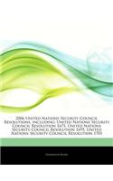Articles on 2006 United Nations Security Council Resolutions, Including: United Nations Security Council Resolution 1675, United Nations Security Coun