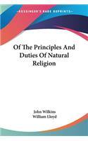 Of The Principles And Duties Of Natural Religion