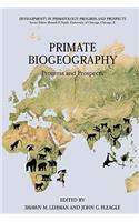 Primate Biogeography