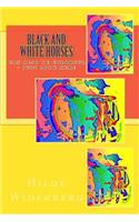 Black and white horses