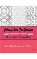 Coloring Books For Grownups Geometric Patterns